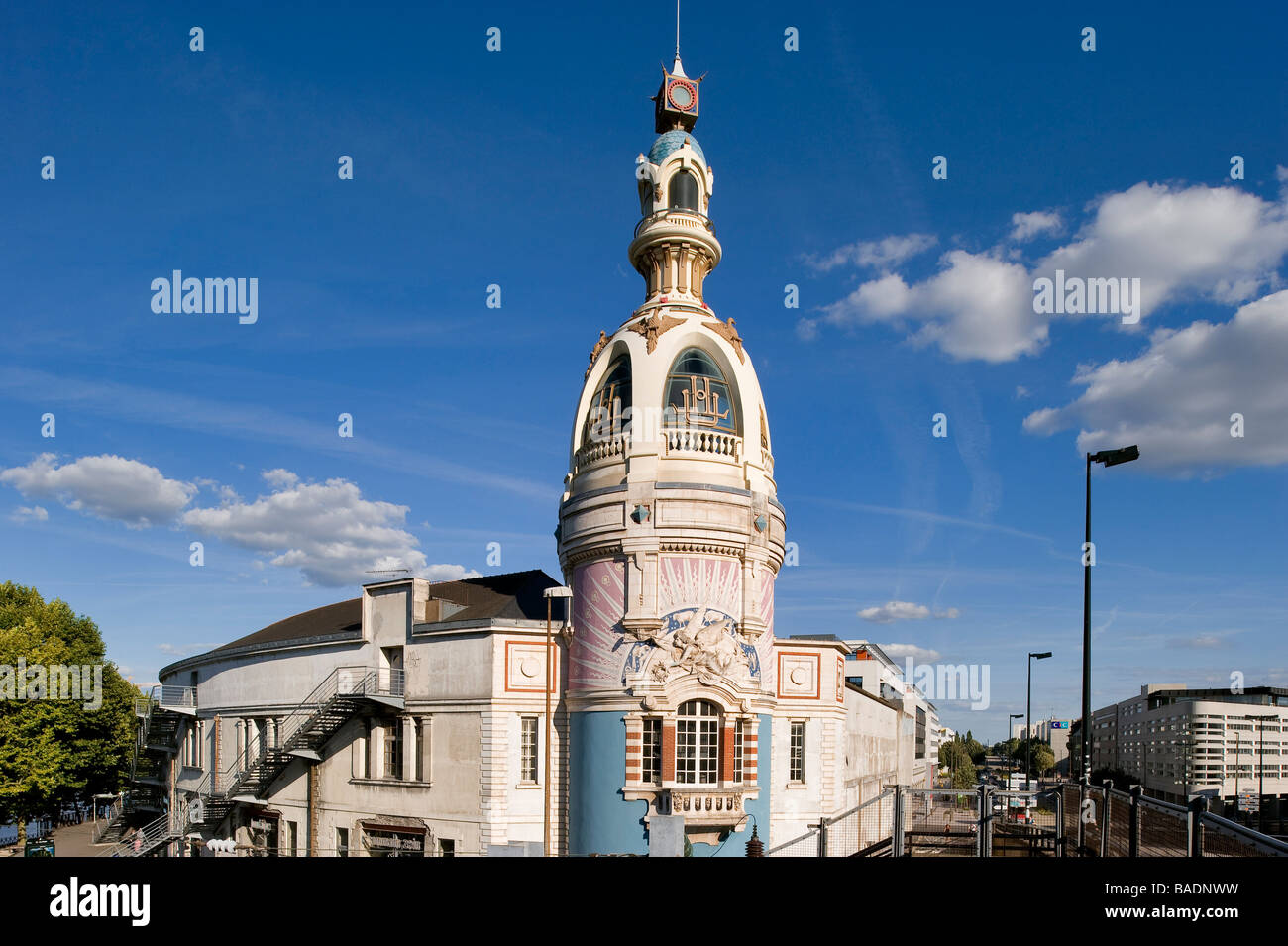 Frankreich, Loire-Atlantique, Nantes, Lu-Turm Stockfoto
