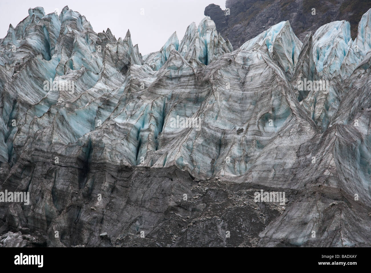 Fox Glacier Mount Cook Nationalpark Südinsel Neuseeland Stockfoto