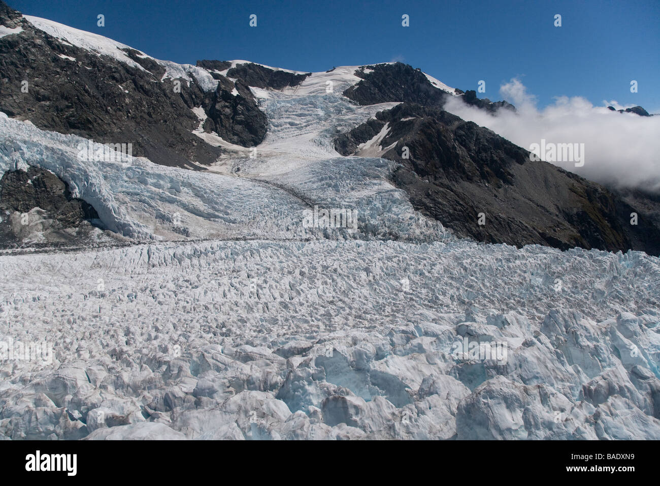 Franz Josef Gletscher Südalpen Süden Insel Neuseeland Stockfoto