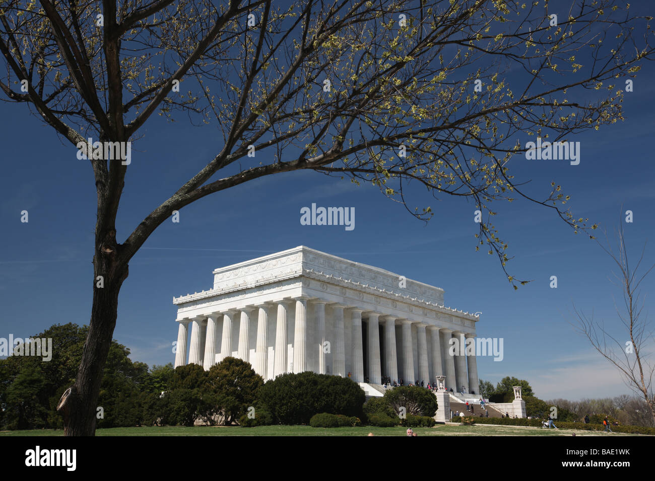 Das Lincoln Memorial an der national Mall in Washington DC Foto Andrew Shurtleff Stockfoto