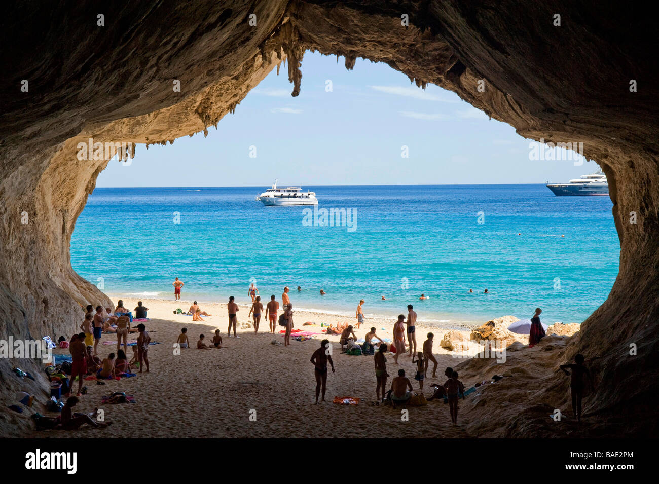 Cala Luna Creek, Golfo di Orosei, Sardinien, Italien Stockfoto