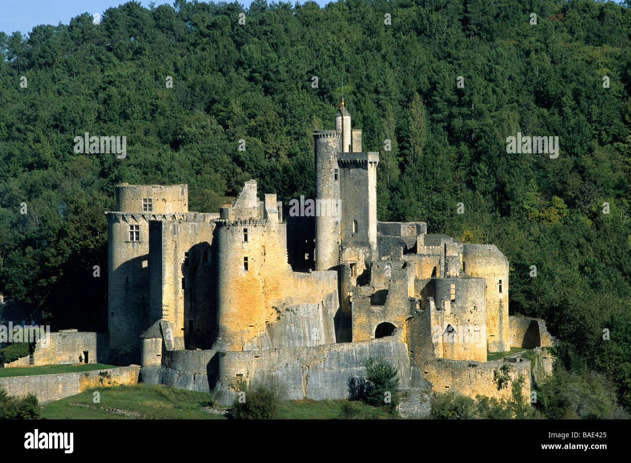 Frankreich, Lot et Garonne, Saint Front Sur Lemance, Chateau de Bonaguil zwischen Entre Quercy und Périgord Stockfoto