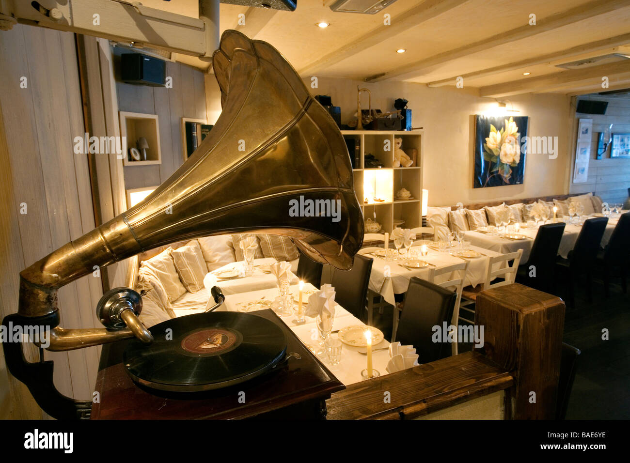 Frankreich, Savoyen, Courchevel, Les 3 Bo Restaurant Stockfoto