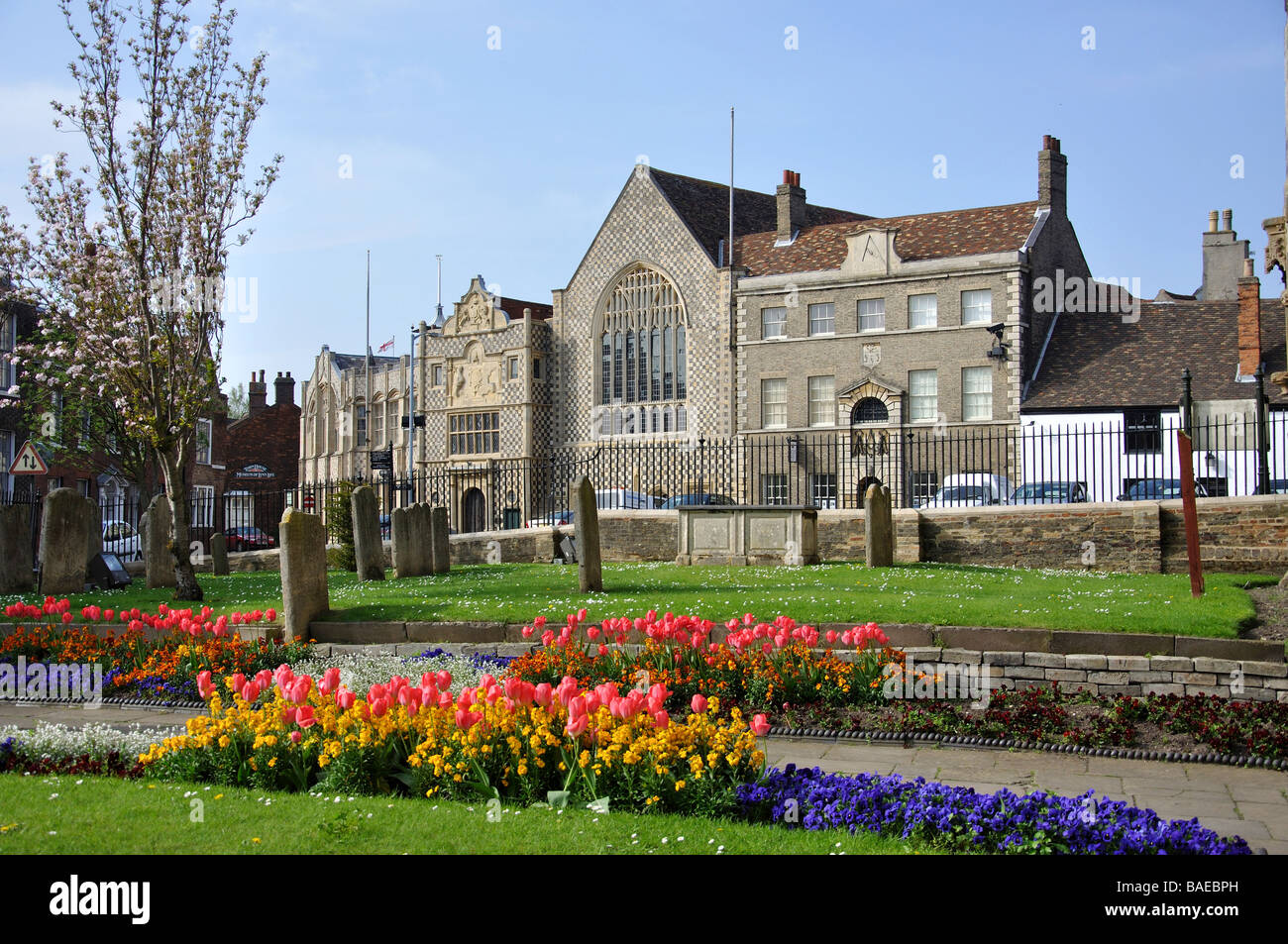 Das Rathaus und Trinity Guildhall, Markt Samstag Platz, King's Lynn, Norfolk, England, Vereinigtes Königreich Stockfoto