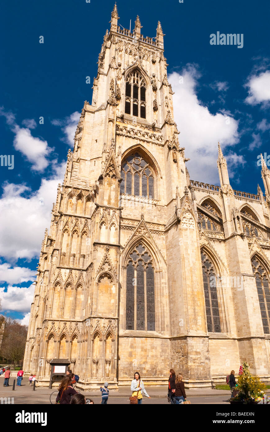 Kathedrale von York Minster in York, Yorkshire, Großbritannien Stockfoto