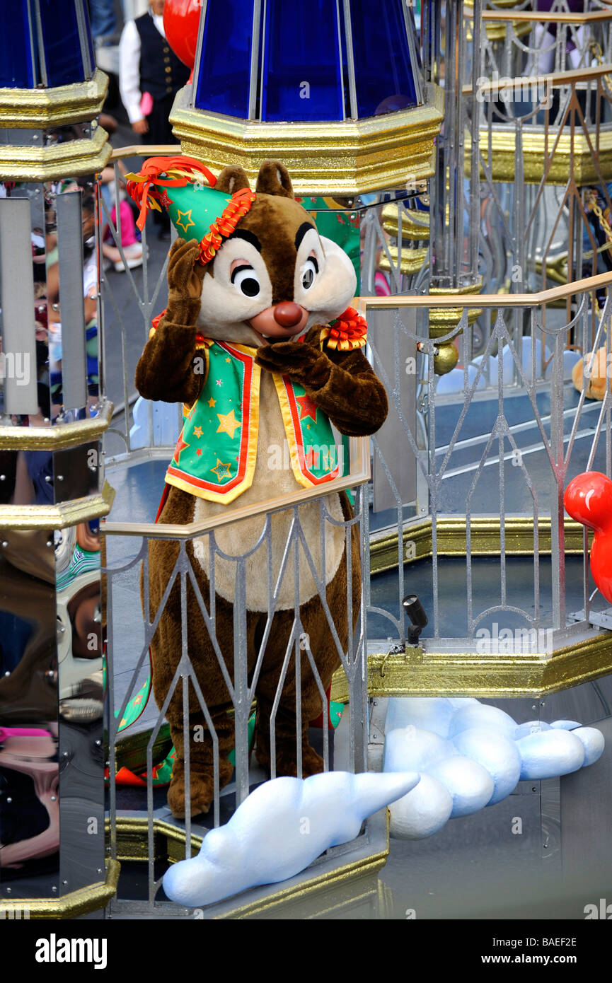 Dale von Chip und CHAP im Walt Disney Magic Kingdom Theme Park Orlando Florida Central Stockfoto