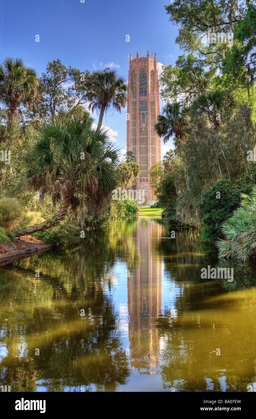 Bok Tower Gardens nationalen historischen Wahrzeichen Lake Wales Florida HDR-Bild Stockfoto