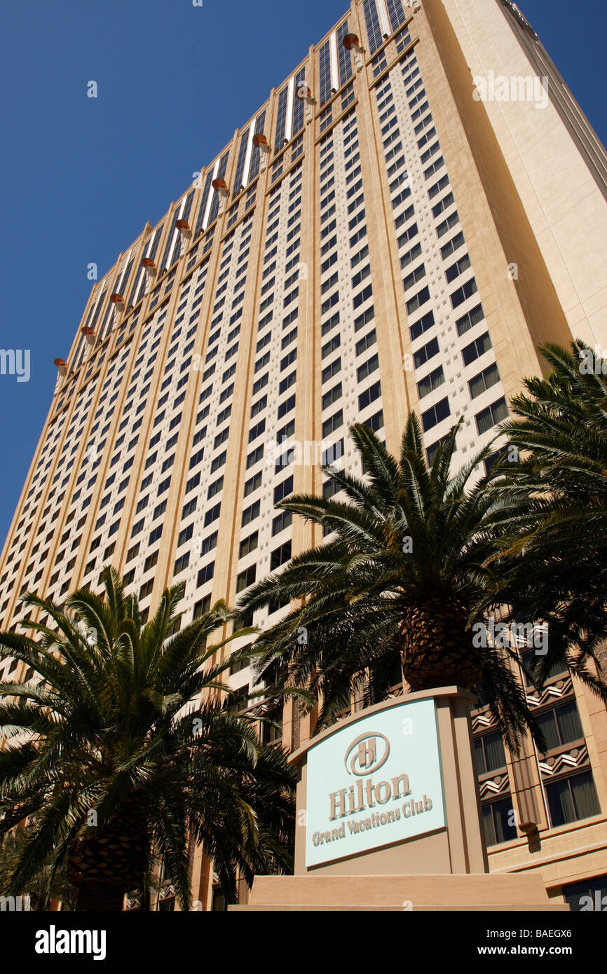 Hilton grand Vacations Club Hotel eine nicht gaming Resort Las Vegas Boulevard Las Vegas Nevada, usa Stockfoto