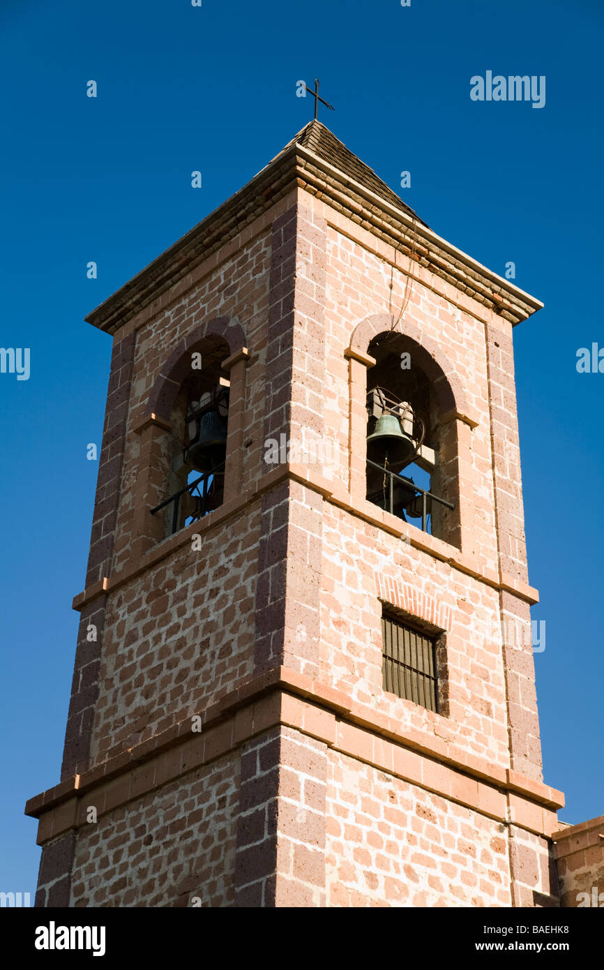 Mexiko La Paz Exterieur der Catedral de Nuestra Señora de La Paz Jesuiten Kathedrale gegenüber dem Plaza Constitución Stockfoto