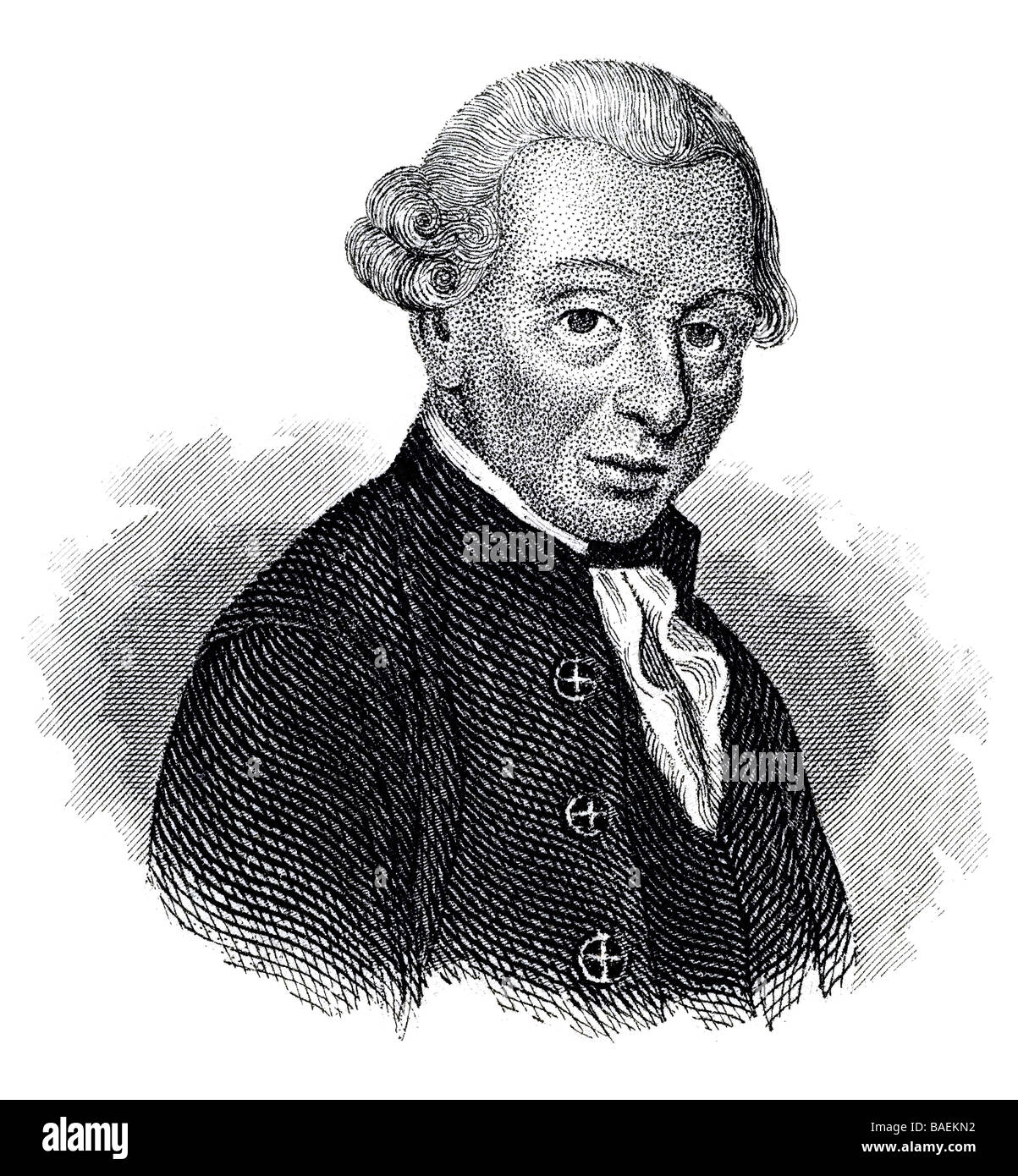 Immanuel Kant Stockfoto