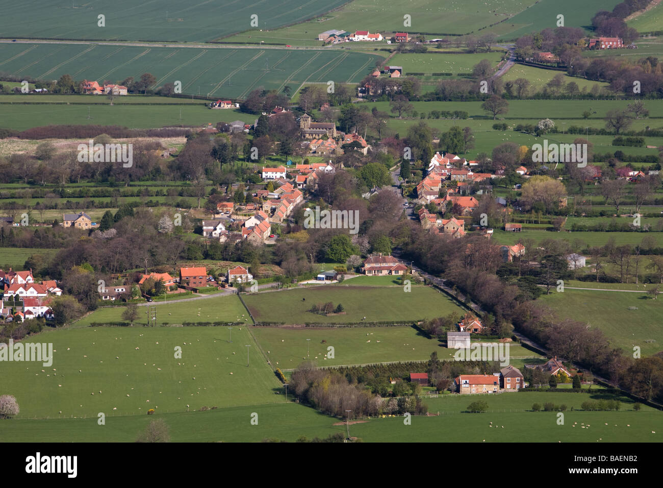 Carlton in Cleveland von Carlton Bank North York Moors England Stockfoto