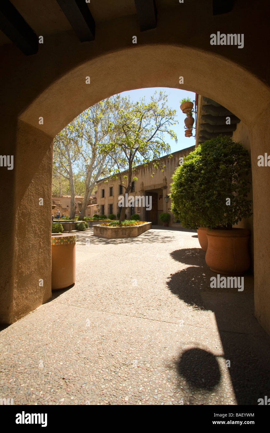 Tlaquepaque Kunsthandwerk Dorf - Sedona, Arizona Stockfoto