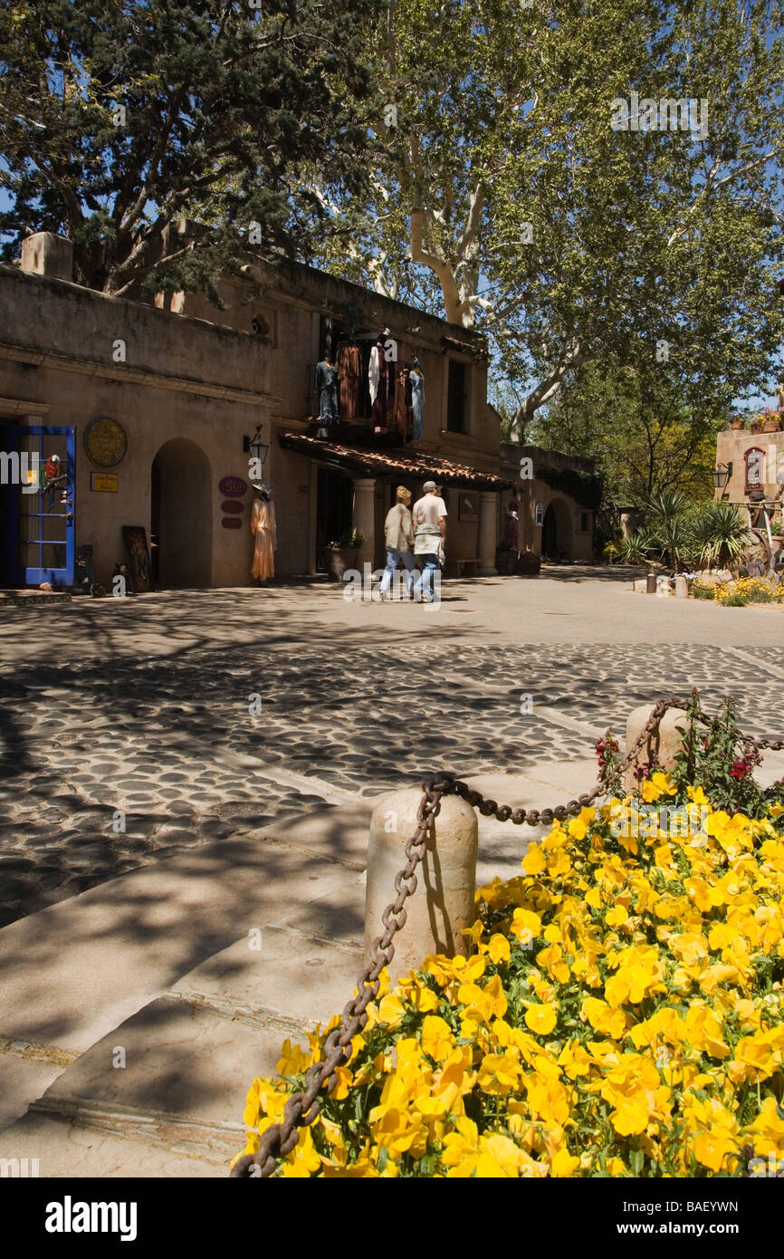 Tlaquepaque Kunsthandwerk Dorf - Sedona, Arizona Stockfoto
