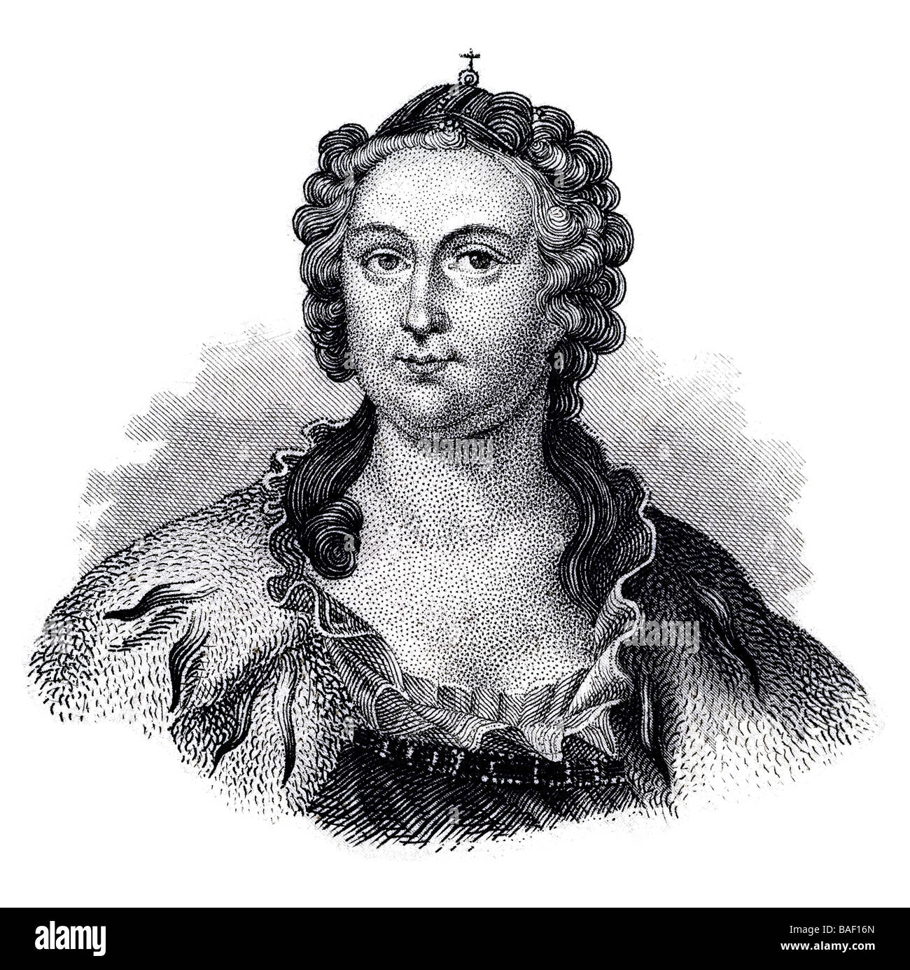 Katharina II. von Russland Stockfoto