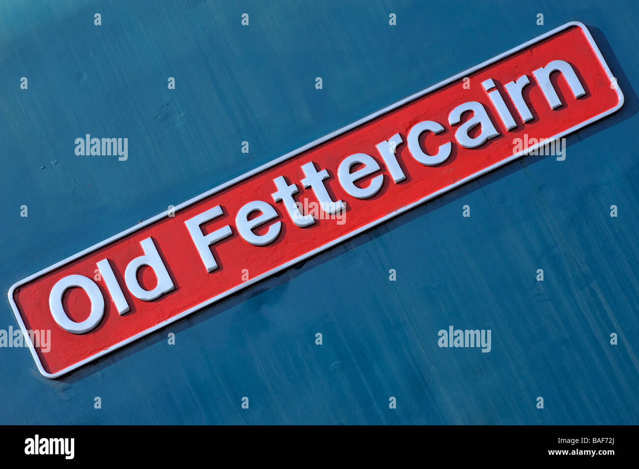 Old Fettercairn British Rail Class 37 Lokomotive namens nach Old Fettercairn whisky Stockfoto