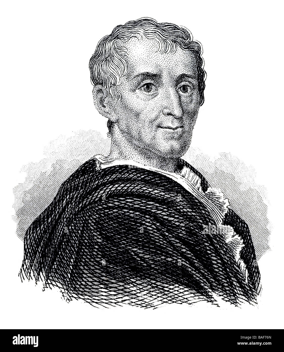 Charles de Secondat, Baron de Montesquieu Stockfoto