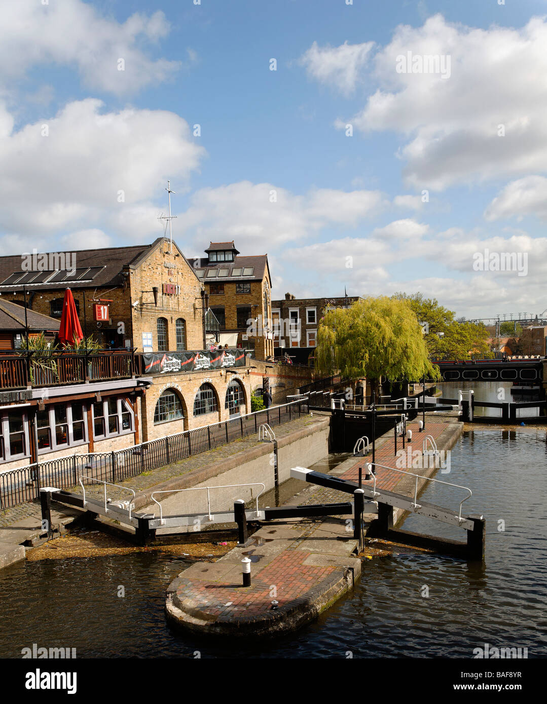 Regent es Canal, Camden Lock, London, England Stockfoto