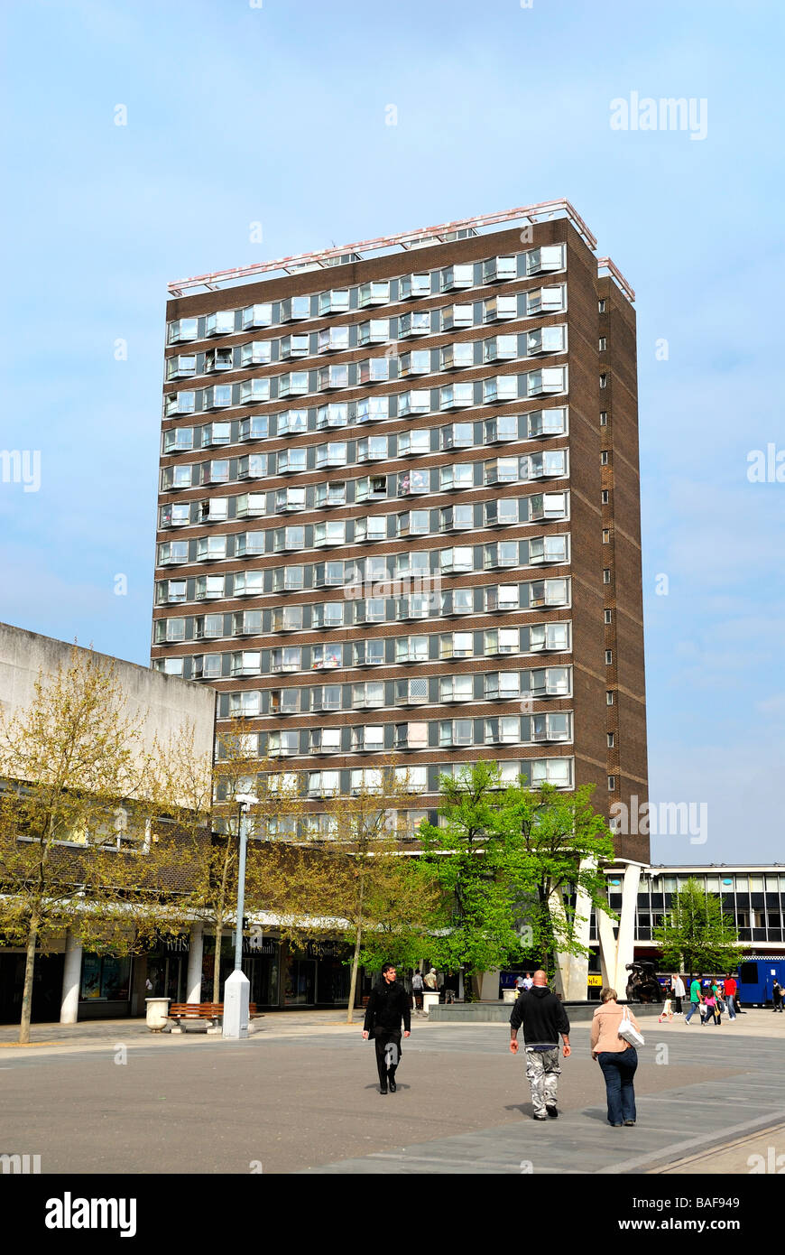 Basildon Stadtzentrum Stockfoto