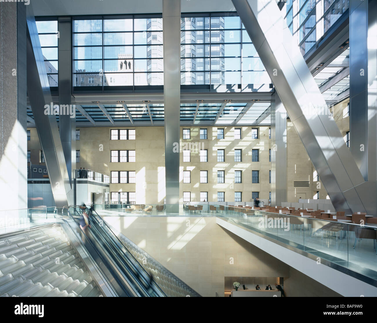 Der Hearst Tower, New York, Vereinigte Staaten, Foster und Partner, der Hearst Tower. Stockfoto