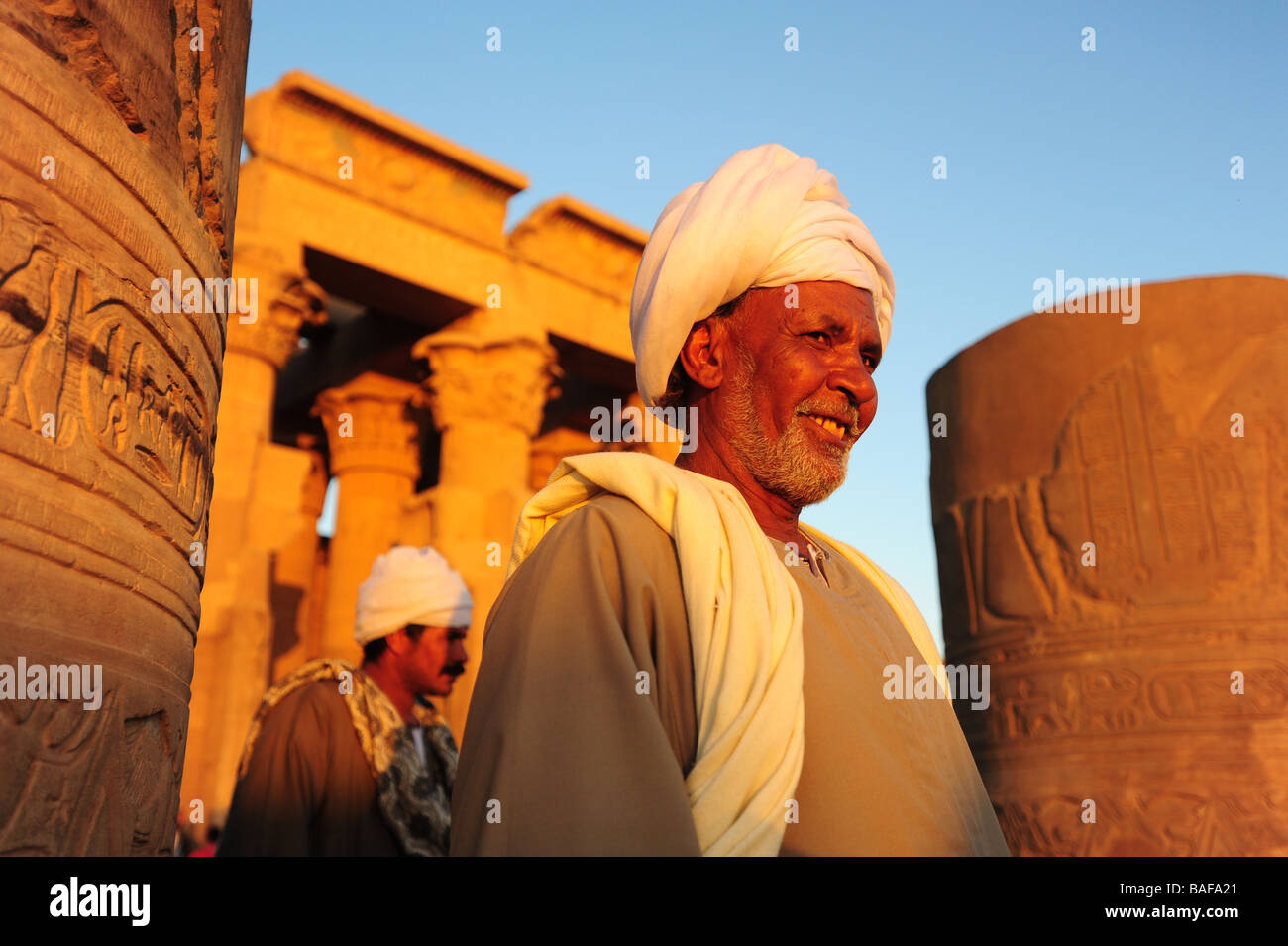 Afrika-Ägypten-Tempel von Sobek und Haroeris in Kom Ombo Stockfoto