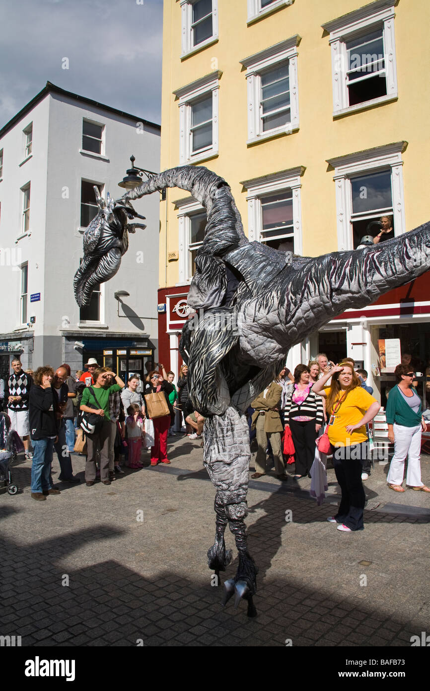 Straßenkünstler auf Spraoi Festival Waterford City County Waterford Irland Stockfoto