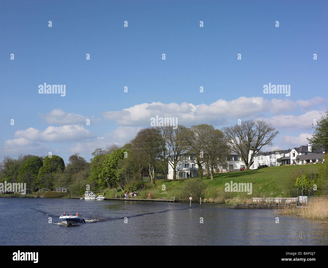 Das Killyhevlin Hotel liegt am Ufer des Lough Erne in der Nähe von Enniskillen Stockfoto