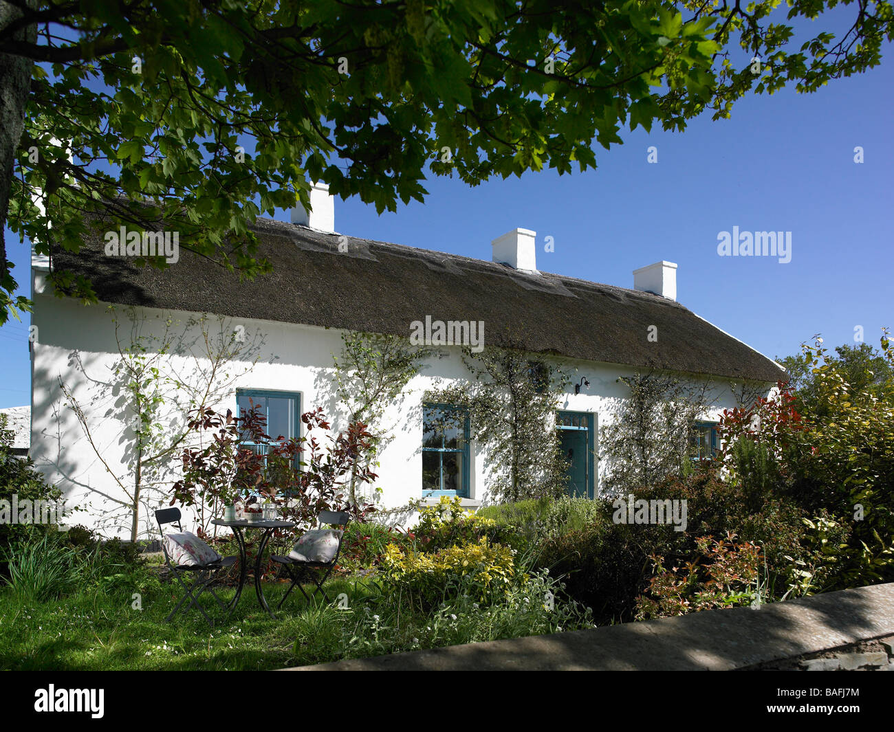 Marshall s Hütte in Portaferry Co Down Stockfoto