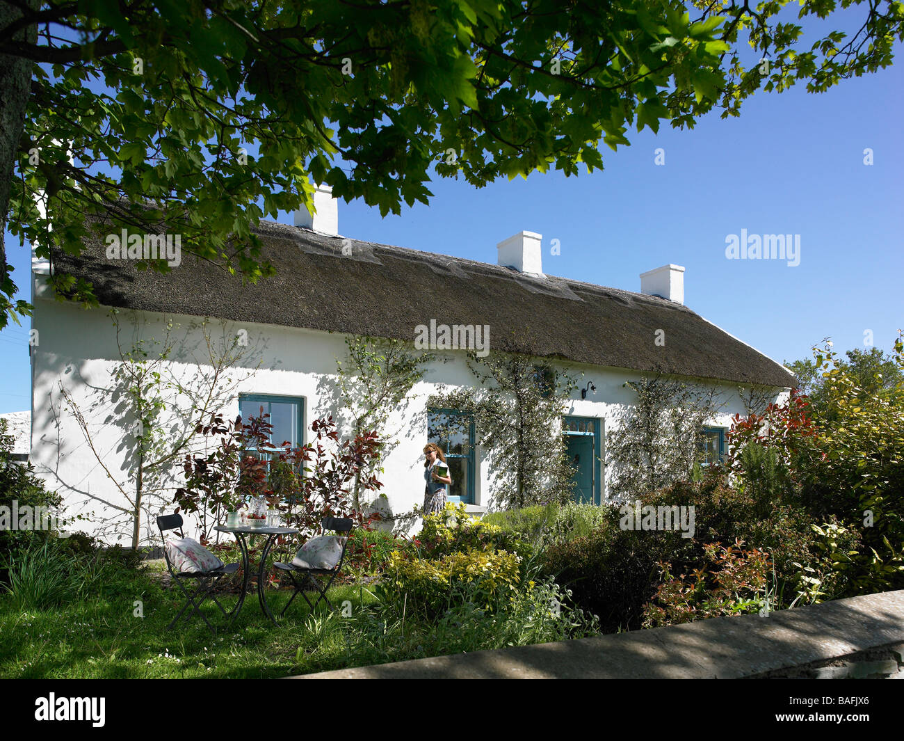 Marshall s Hütte in Portaferry Co Down Stockfoto