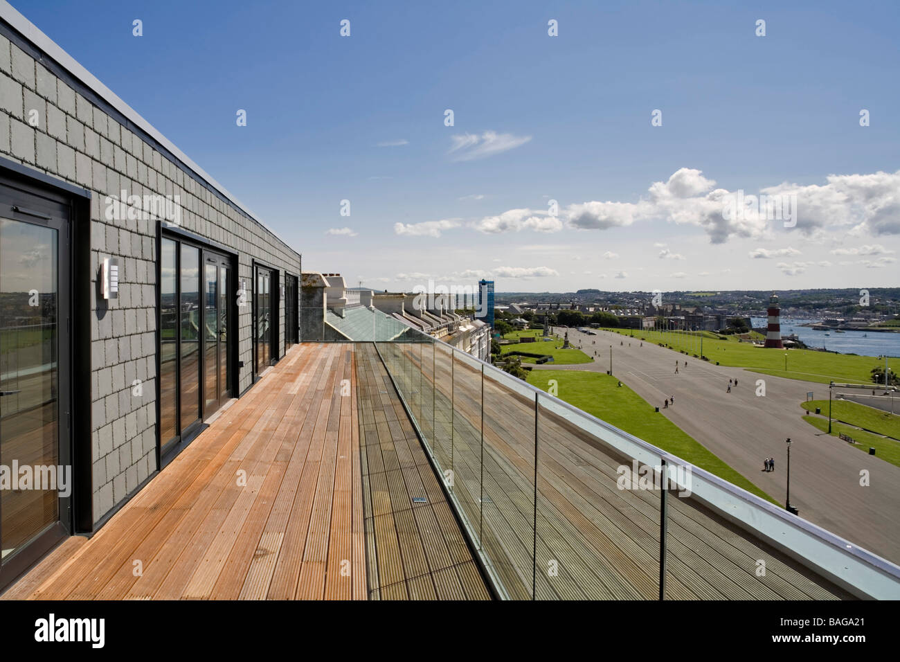 Die Azure Apartments, Plymouth, Vereinigtes Königreich, 2007 Stockfoto