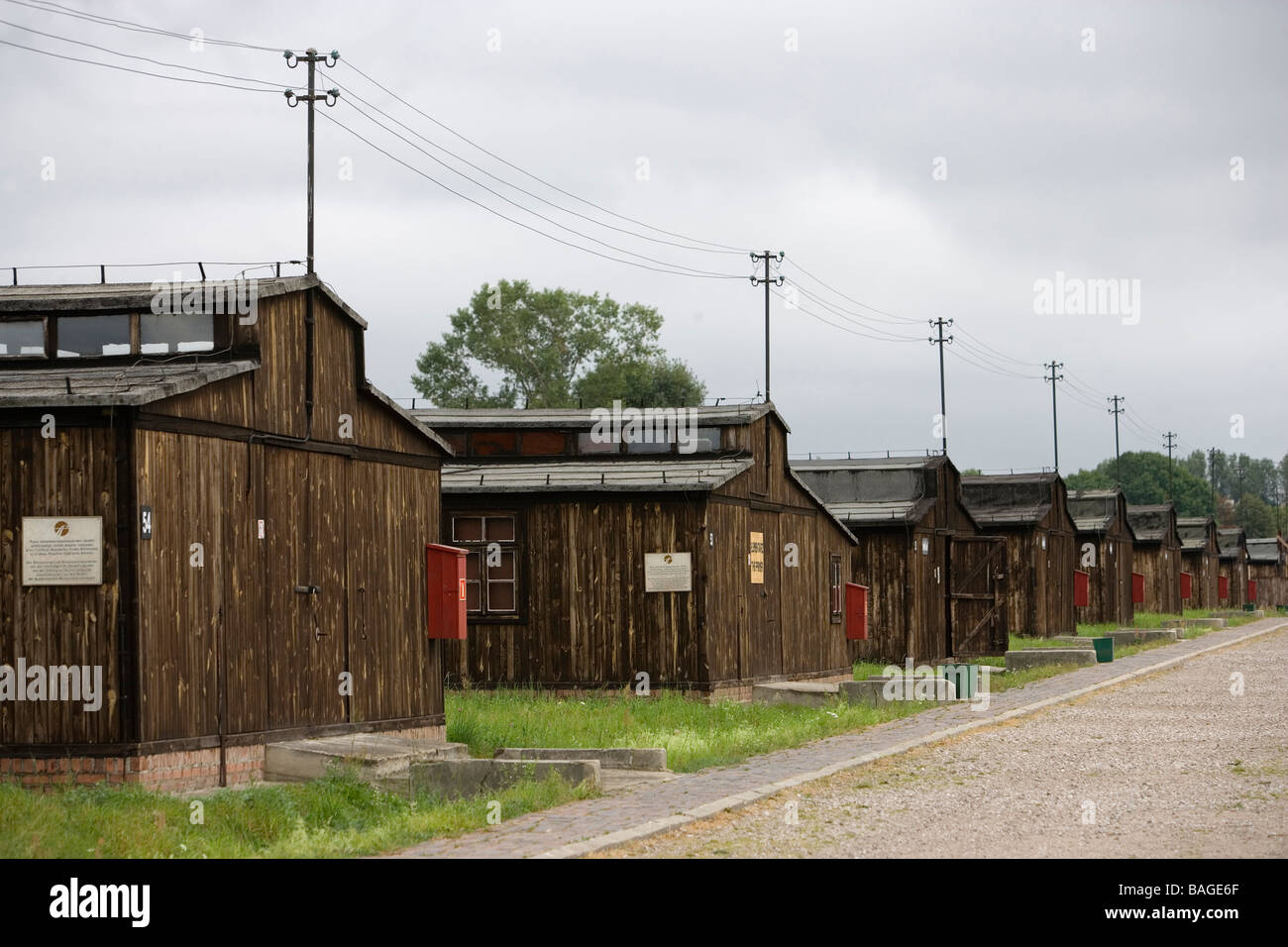 Polen, Region Lublin, Majdanek, das Vernichtungslager Stockfoto
