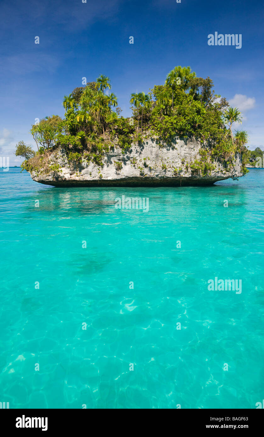 Rock Island Palau Mikronesien Palau Stockfoto