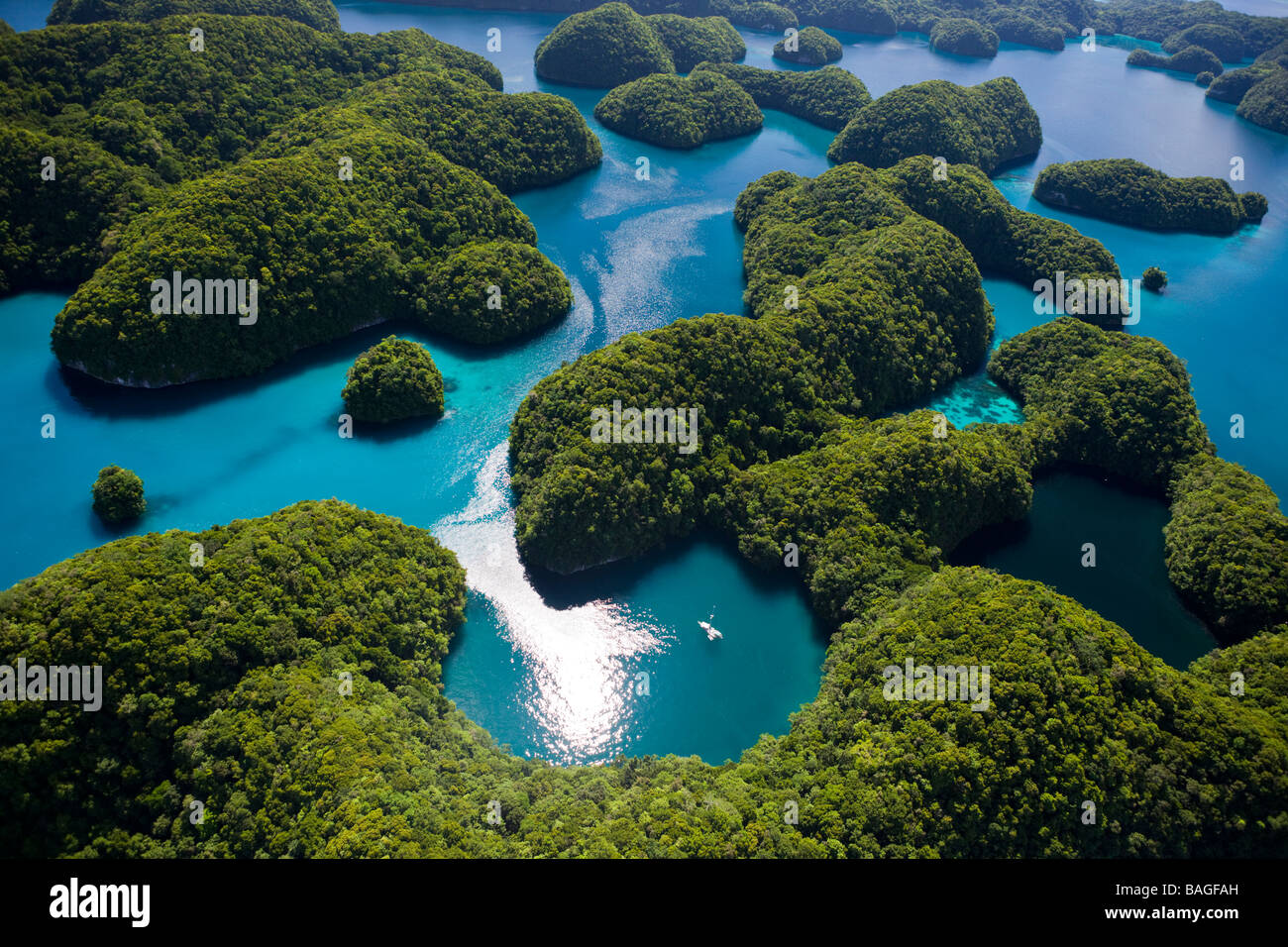 Inseln von Palau Mikronesien Palau Stockfoto