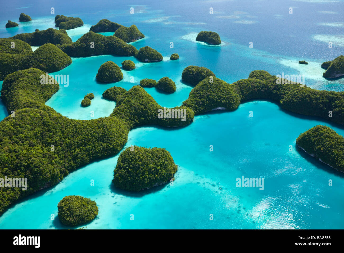 Inseln von Palau Mikronesien Palau Stockfoto