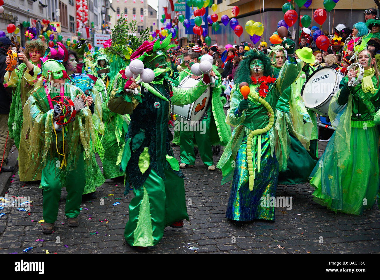 Deutschland, Nordrhein-Westfalen, Köln, Karneval im Februar, der wichtigsten Karneval in Deutschland Stockfoto