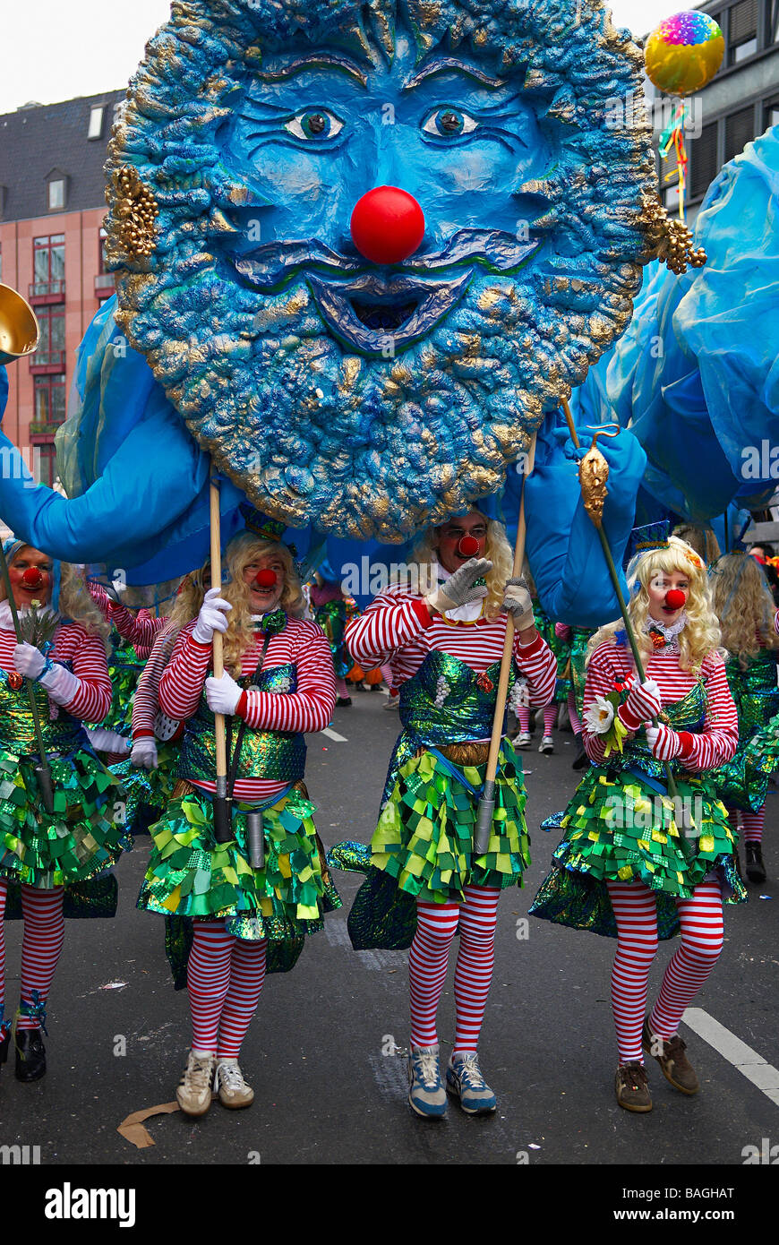 Deutschland, Nordrhein-Westfalen, Köln, Karneval im Februar, der wichtigsten Karneval in Deutschland Stockfoto