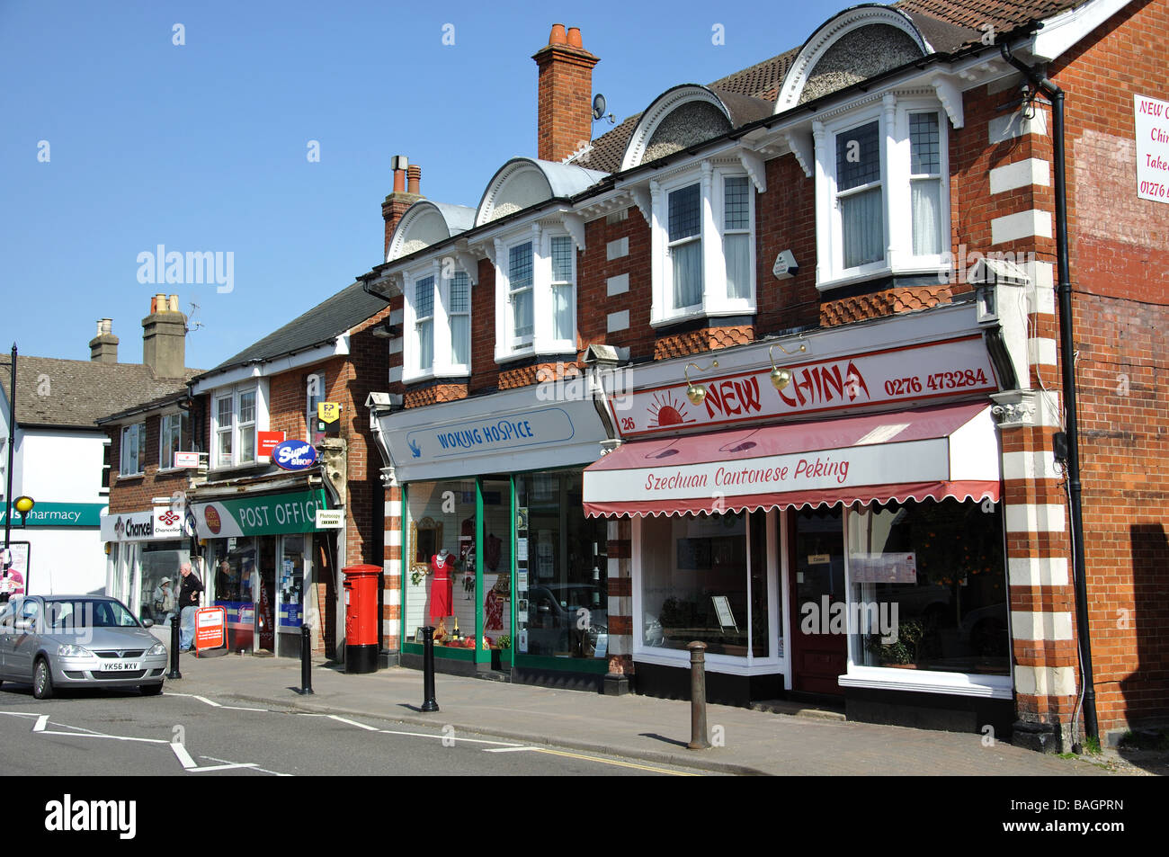 High Street, Bagshot, Surrey, England, Vereinigtes Königreich Stockfoto