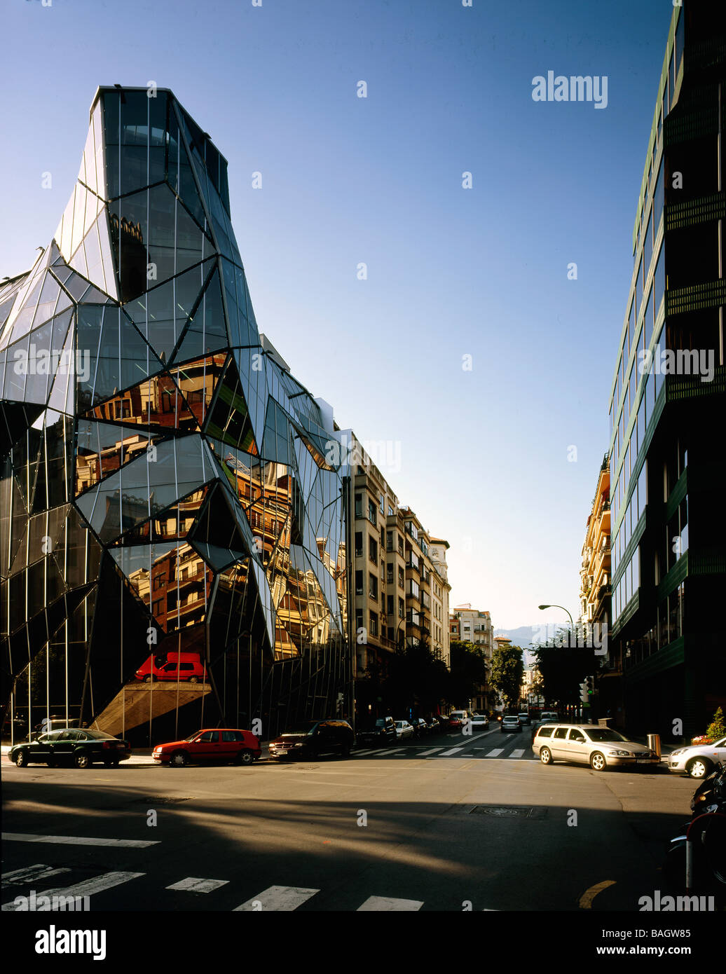 Baskische Gesundheit Abteilung Zentrale, Bilbao, Spanien, Coll Barreu Arquitectos, baskische Gesundheit Abteilung Zentrale. Stockfoto