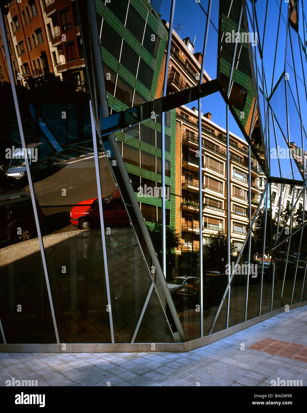 Baskische Gesundheit Abteilung Zentrale, Bilbao, Spanien, Coll Barreu Arquitectos, baskische Gesundheit Abteilung Zentrale hautnah Stockfoto