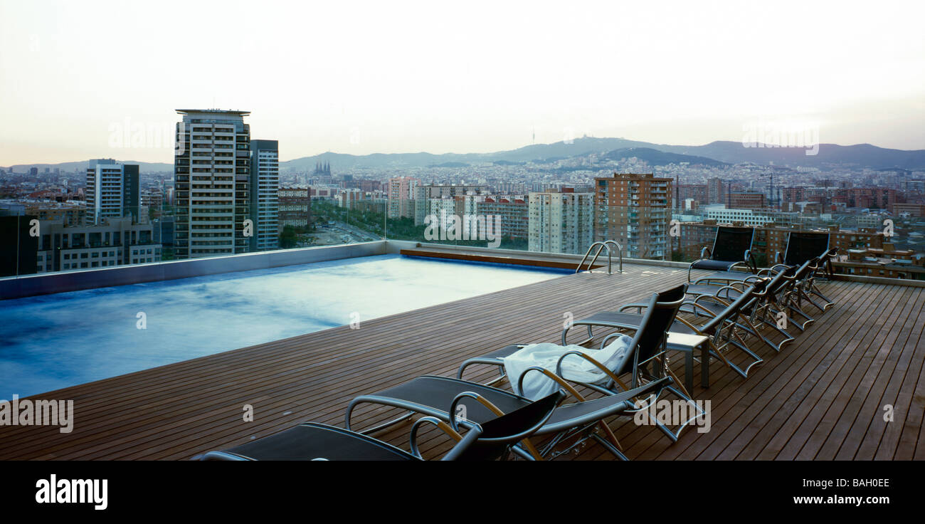 AC BARCELONA HOTEL, JOSEP LLUÍS MATEO, BARCELONA, SPANIEN Stockfoto