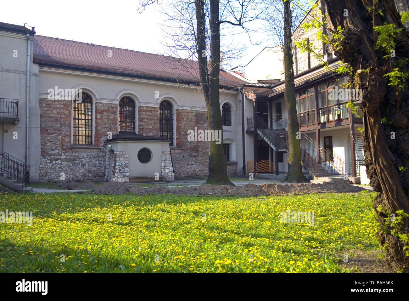 Kupa Synagoge Blick vom Miodowa-Straße-Krakau-Polen Stockfoto