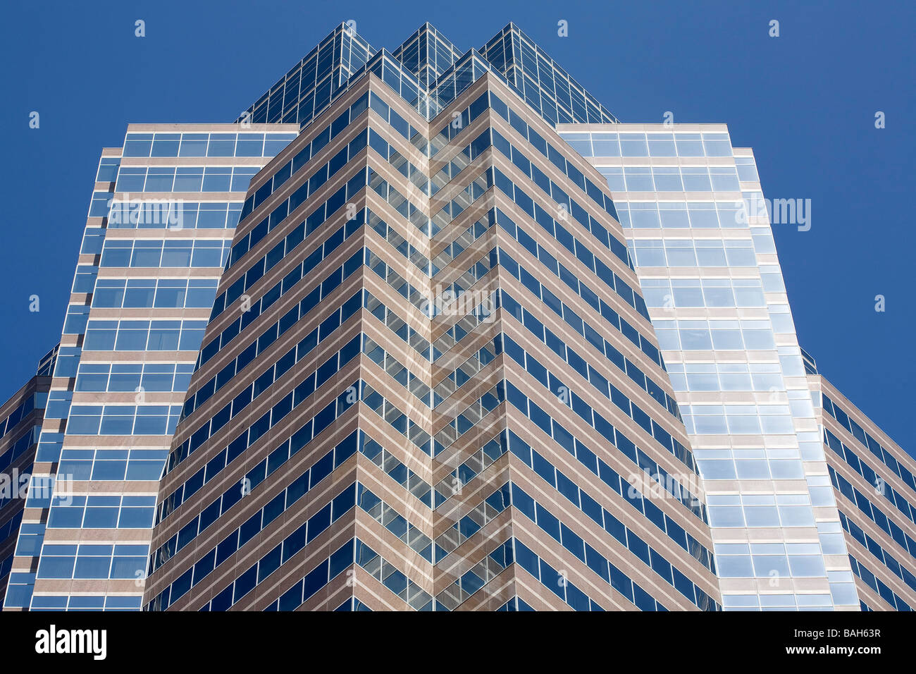 USA, California, Los Angeles, Century City, Fox Plaza Gebäude, Sitz der 20th Century Fox Stockfoto