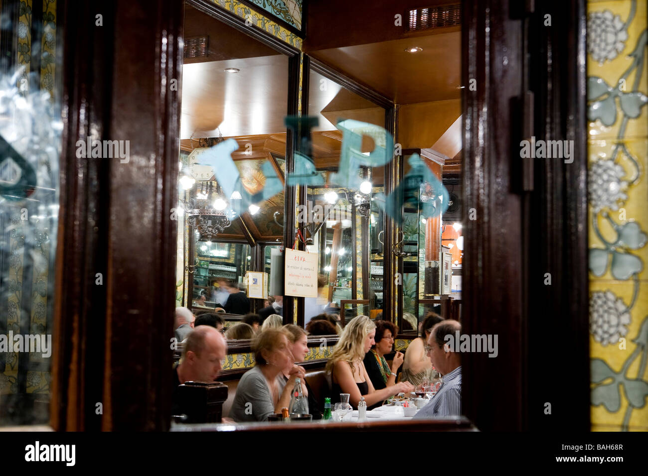 Frankreich, Paris, Saint Germain des Pres Bezirk, die Brasserie Lipp Stockfoto