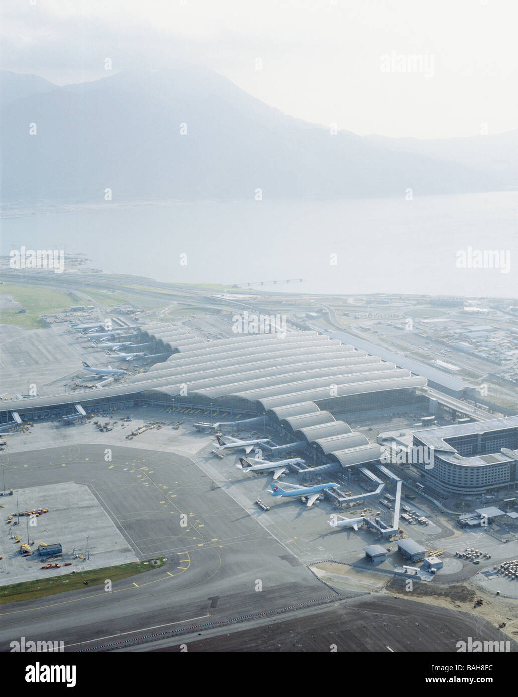 Hong Kong internationalen Flughafen Chek Lap Kok, Hong Kong, Hong Kong, Foster and Partners, Chek Lap Kok Hong Kong international Stockfoto