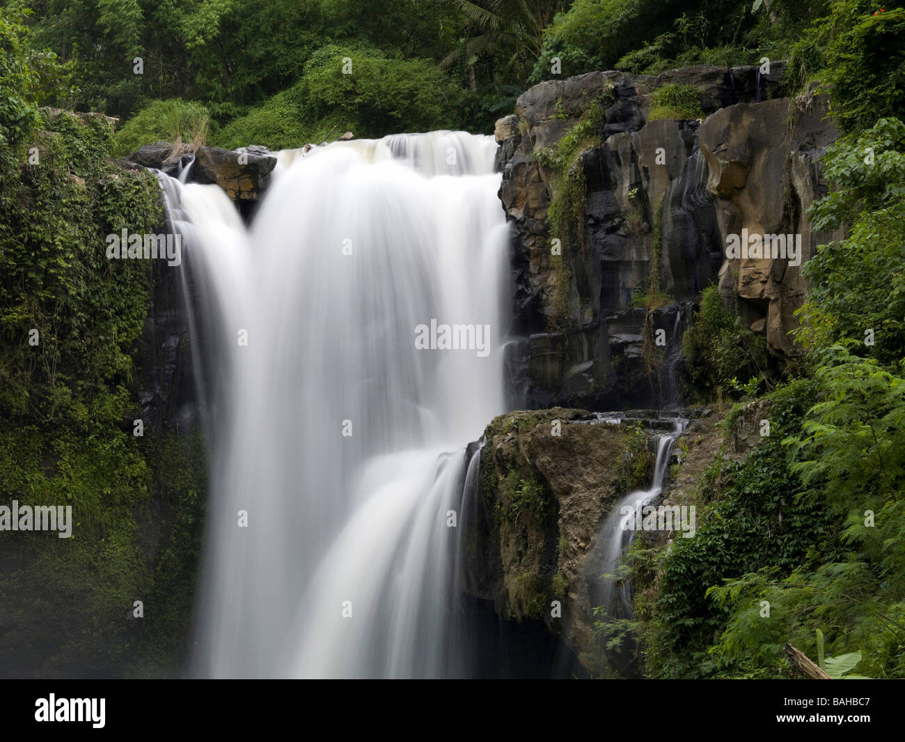 Bali, Indonesien, Asien; Wasserfall Stockfoto