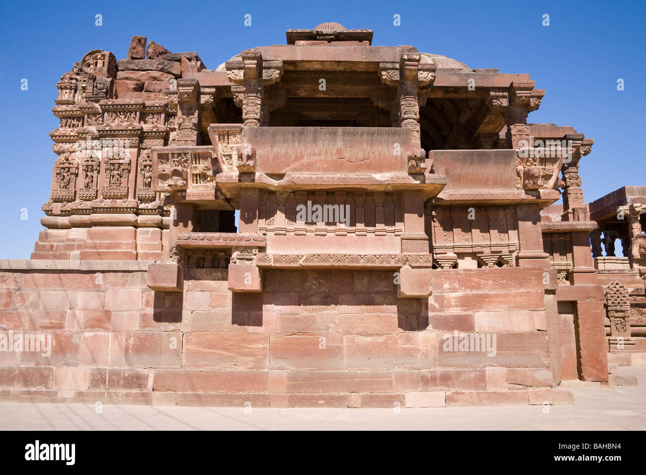 Harihara 3 Hindutempel, Osian, in der Nähe von Jodhpur, Rajasthan, Indien Stockfoto