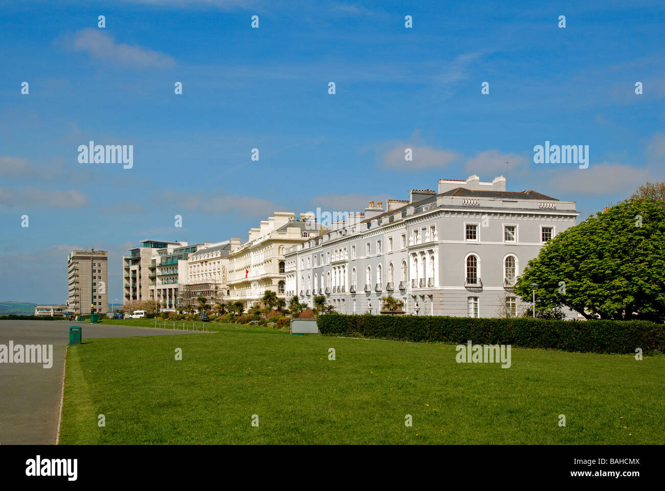 das grand Esplanade auf der Hacke bei Plymouth in Devon, Großbritannien Stockfoto