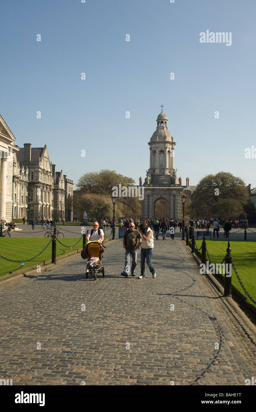 Trinity College in Dublin Stockfoto