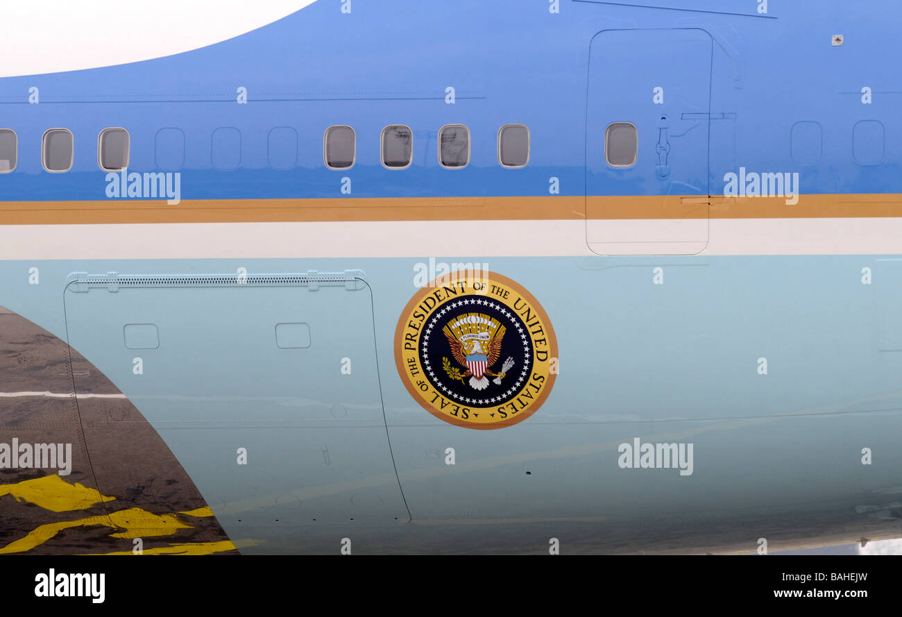 Das Flugzeug des US-Präsidenten, Air Force One. Stockfoto