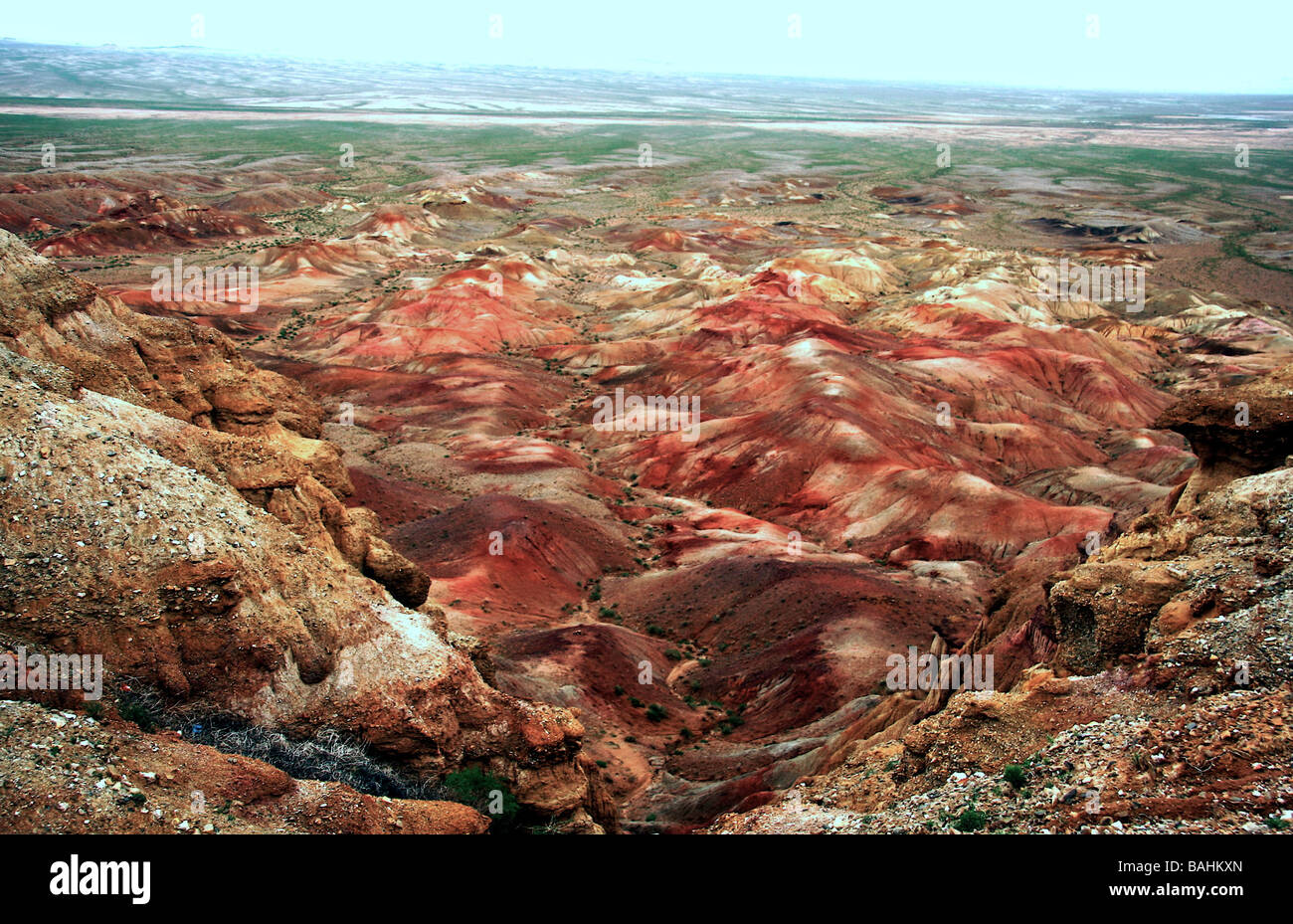 Landschaft des Tsagaan Suvarga Stockfoto