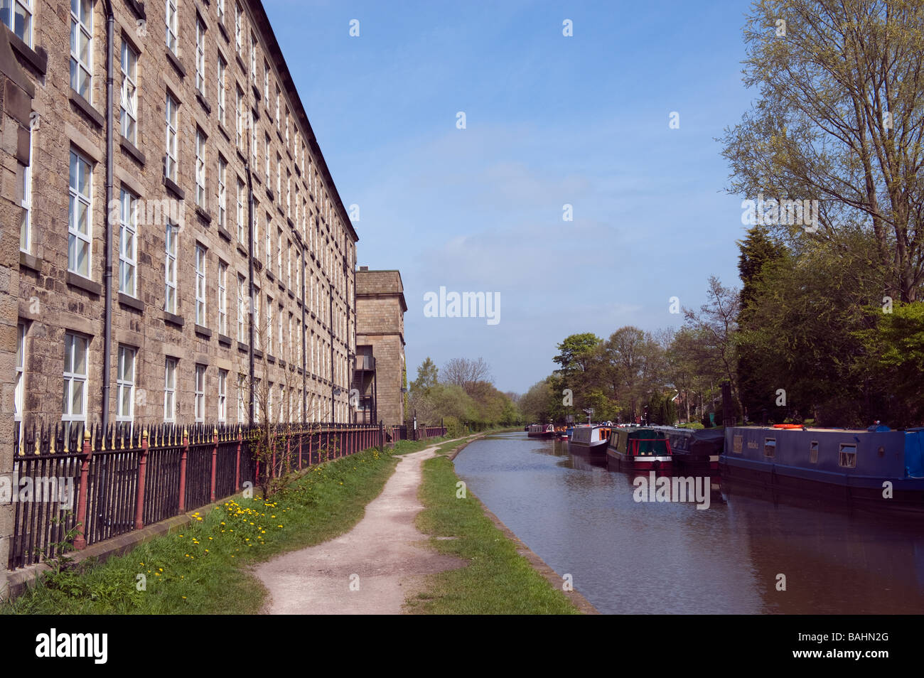 "Adelphi Mühle" auf "Macclesfield Canal", Cheshire, England, "Great Britain" Stockfoto